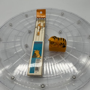 Vintage Garfield pencils new in pack. Pack of 4 plus Garfield pencil sharpener.