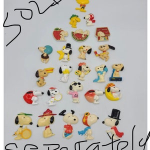 Vintage Snoopy-koelkastmagneet - apart verkrijgbaar