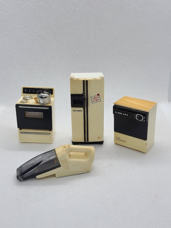 Vintage ACME Stove Refrigerator Dishwasher and Dustbuster - Etsy Canada