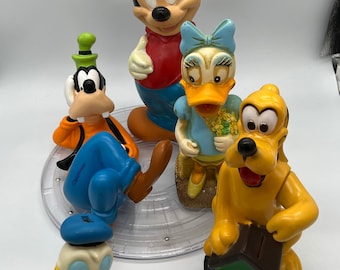 ビンテージ ディズニー ミッキー マウス、プルート、グーフィー