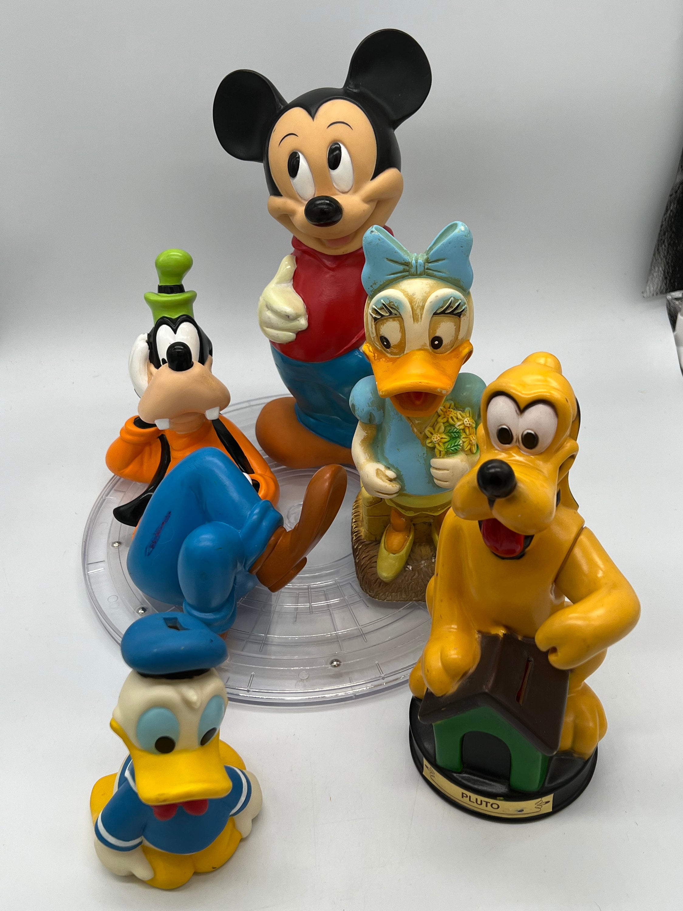ビンテージ ディズニー ミッキー マウス、プルート、グーフィー