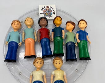 Vintage Little Tikes Dollhouse Dads, Grandpa, Uncle and