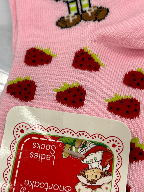 2002 Adorable Strawberry Shortcake Pink Sock with… - image 5