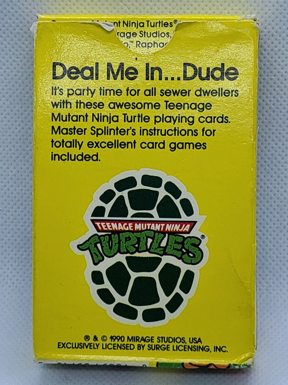 Teenage Mutant Ninja Turtles Spielkarten – 52er Blatt, Premium-Qualität, Mit TMNT-Design