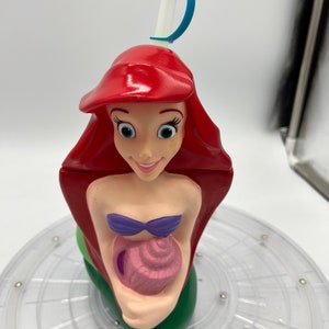 Vintage 1990’s Disney’s The Little Mermaid 3D Ariel Water Bottle! Brand New!