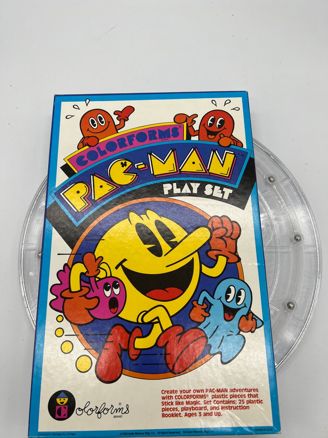 1982 Colorforms Pac-man Playset. - Etsy