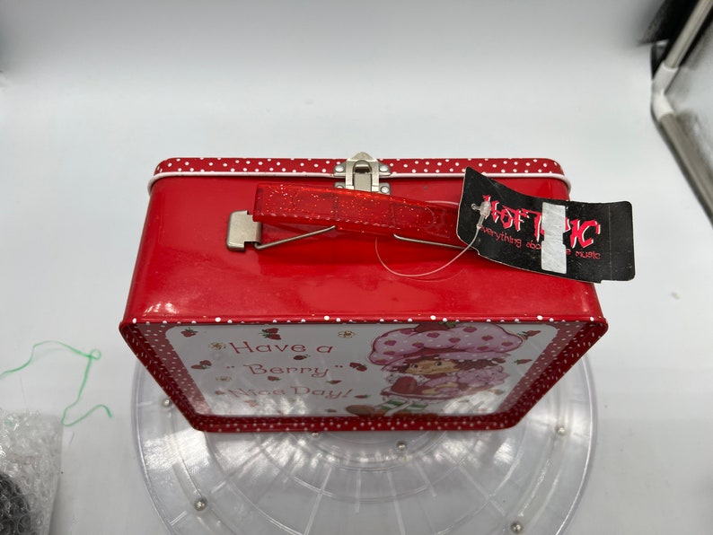 Vintage Strawberry Shortcake Metal Lunch Box New still wrapped in plastic! image 5