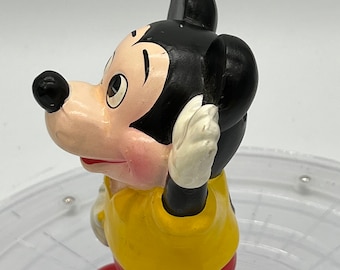 ヴィンテージ セラミック ディズニー ミッキーマウス 貯金箱。日本製