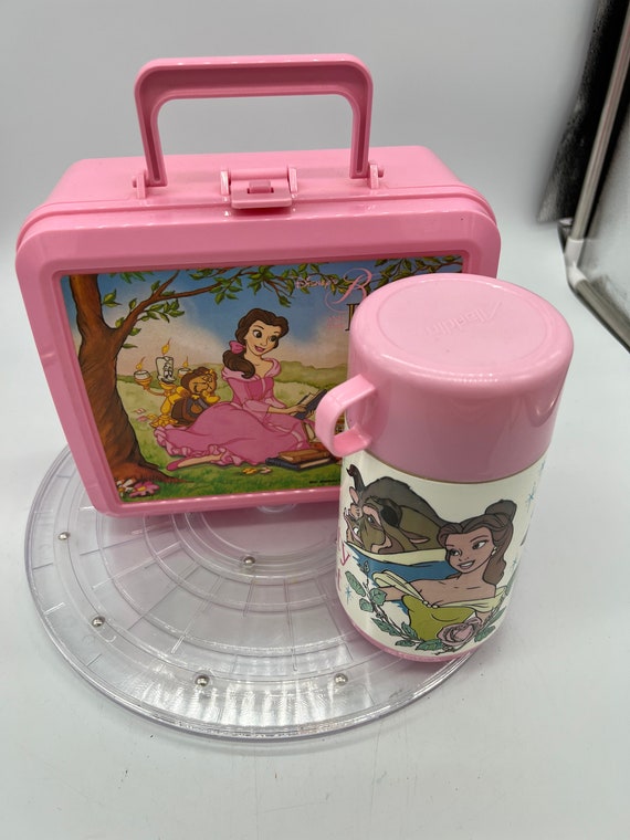 1990’s Disney Beauty and the Beast Lunchbox and T… - image 10