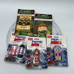 Vintage Pepsi Cola Refrigerator Magnets Mint in Pack and Sold Separately!