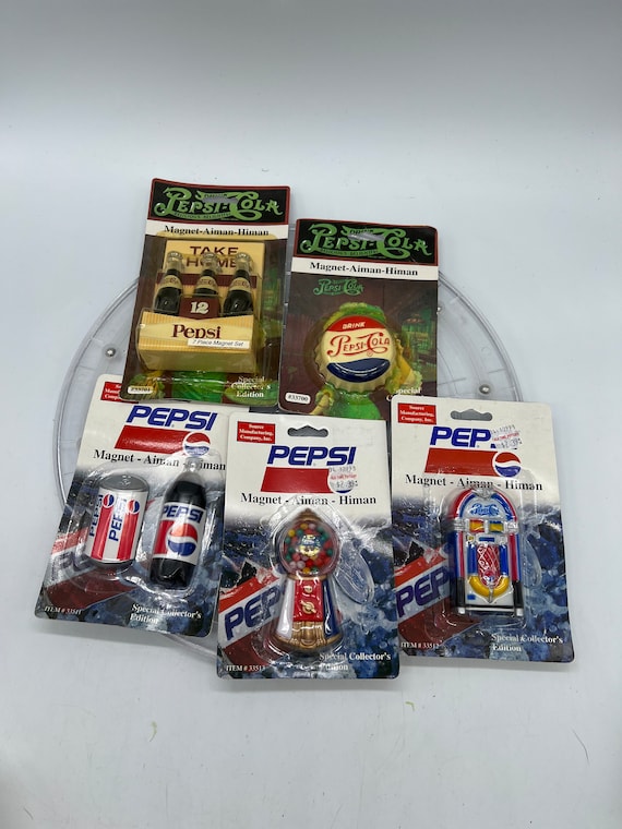 ヴィンテージのペプシコーラ冷蔵庫マグネット、新品未開封、別売りです 