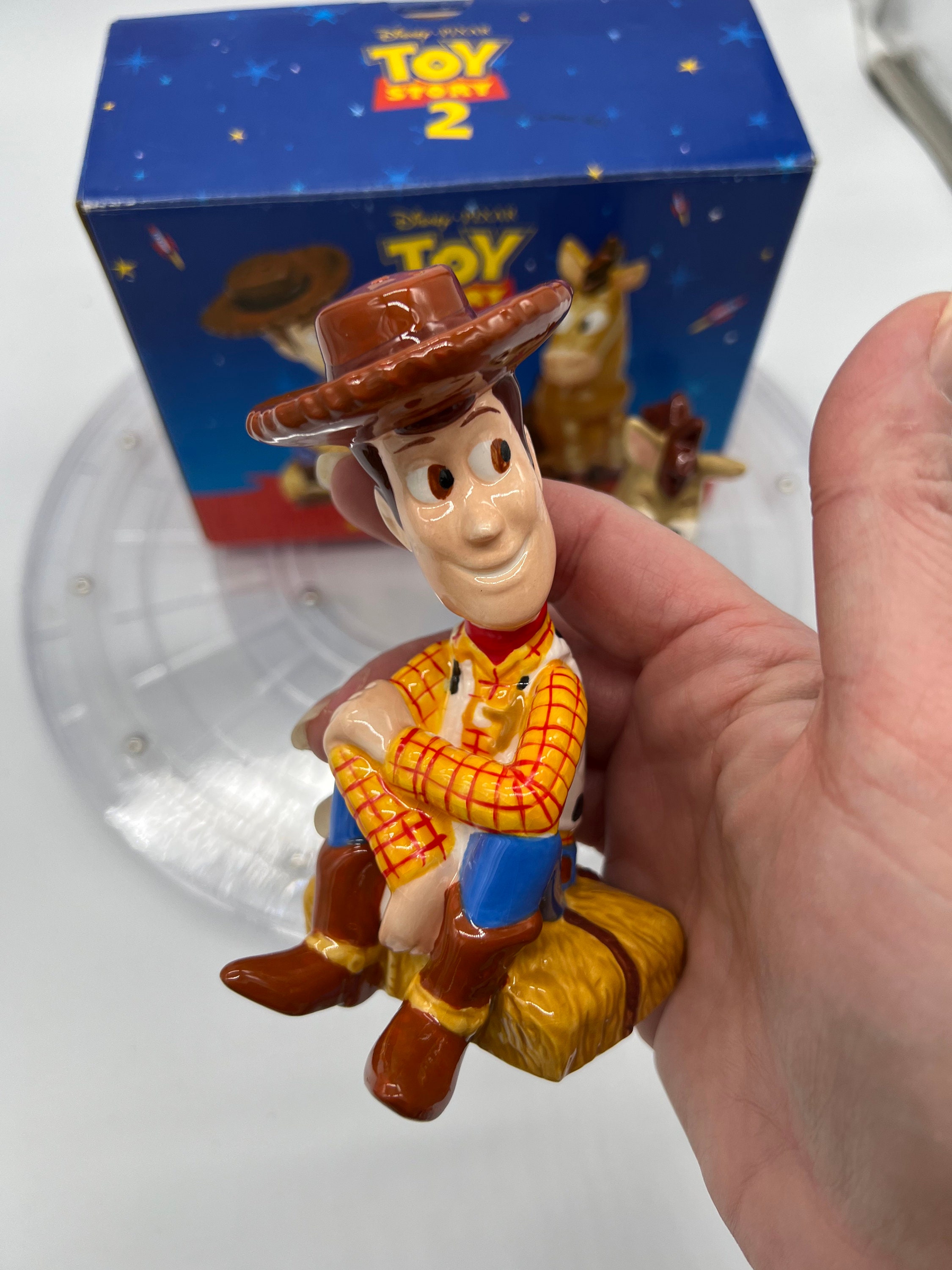 1999年ディズニー トイストーリー2 ウッディとブルズアイ ソルト