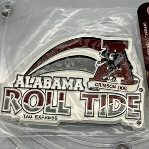 Vintage University of Alabama Crimson Tide, Roll Tide Refrigerator Magnet Mint in Pack!