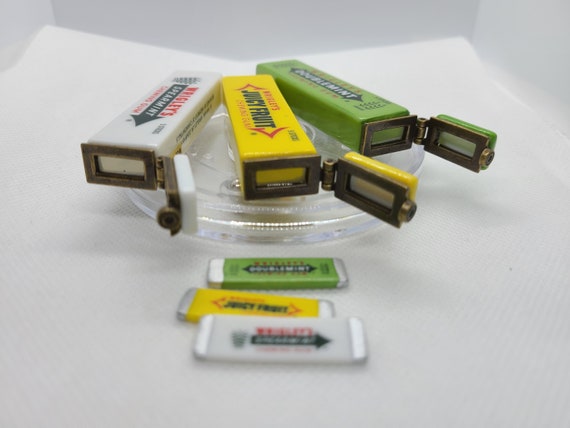 ヴィンテージ リグレー ガム磁器製 ヒンジ付き小物入れ（オリジナル