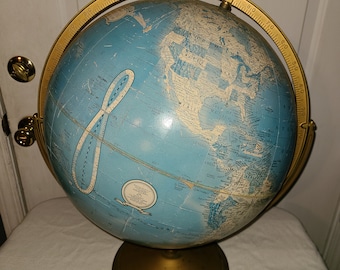 Vintage Crams Imperial World Globe.