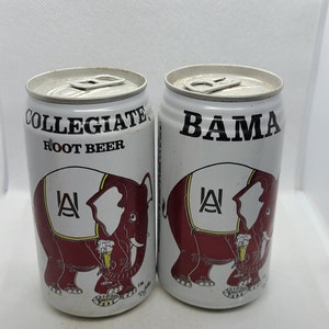 Vintage University of Alabama Collegiate Soda Can. Sold Separately!