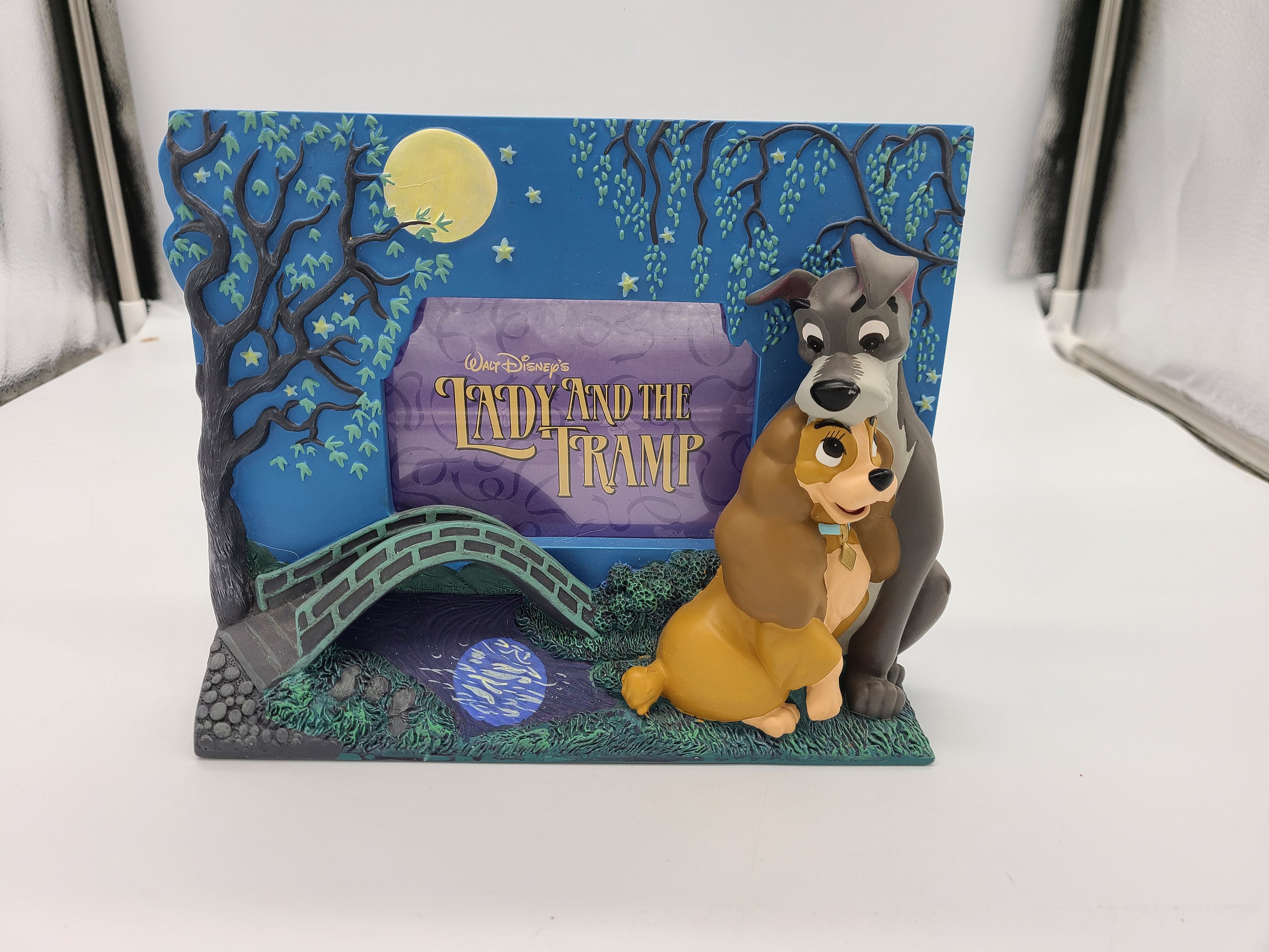 わんわん物語　LADY AND THE TRAMP フォトフレーム Vintage Disney's Lady and the Tramp 3D Picture Frame. - Etsy