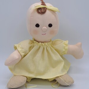 Vintage Handmade Newborn Baby Doll with Outfit, Vintage Dolls, Collectable Dolls