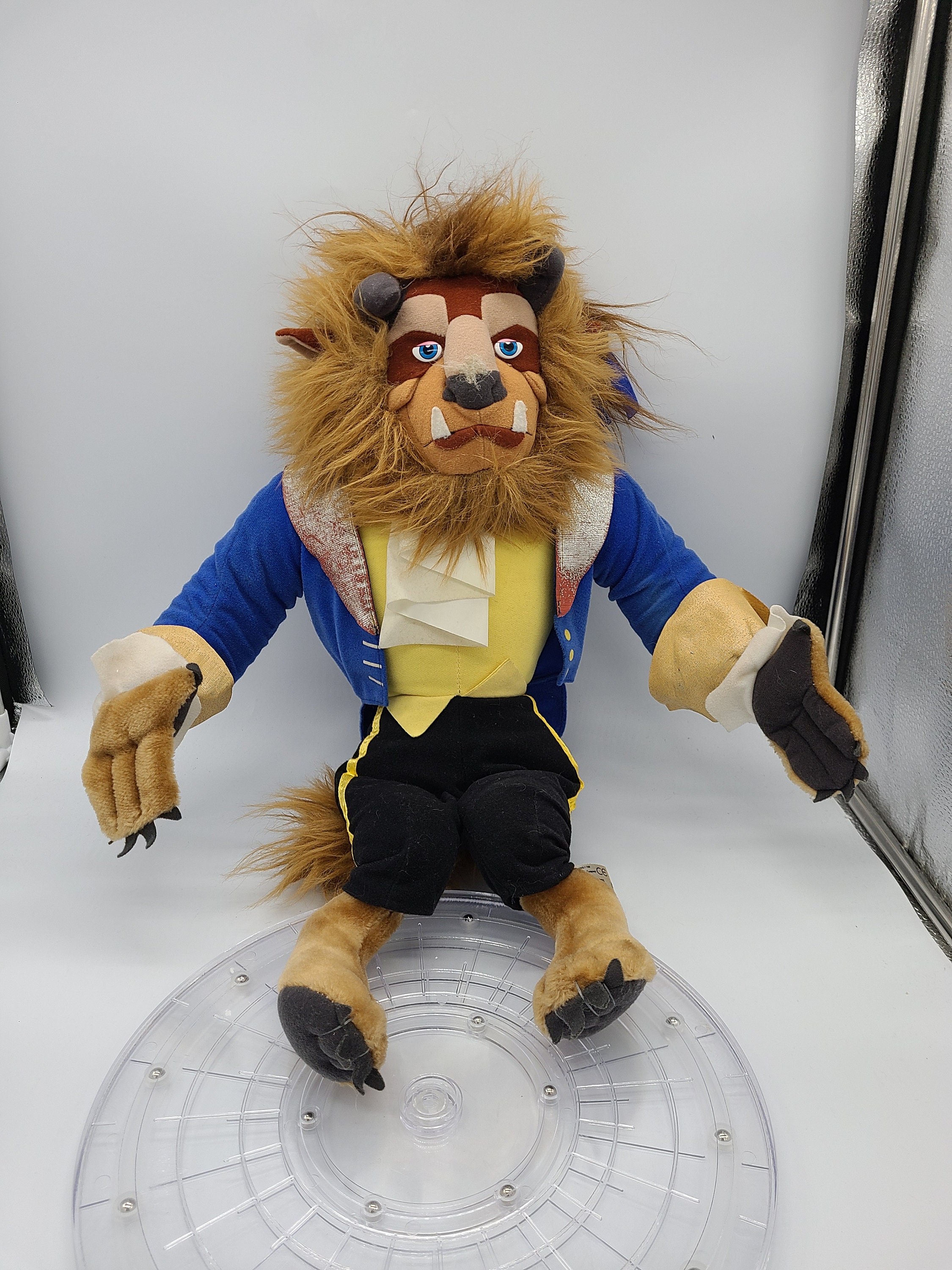 Vintage Disney's Beauty and the Beast 20 Inch Beast Plush Etsy UK