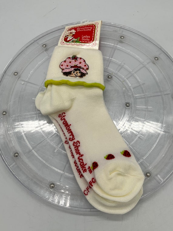 2002 Strawberry Shortcake White Ladies Socks! That