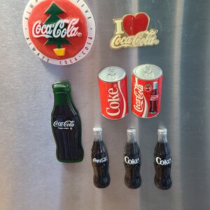 Lot6 coca cola pepsi coke dollhouse miniature fridge magnets bottles drink gift 