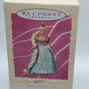 Vintage 1997 Hallmark Keepsake Rapunzel Barbie.
