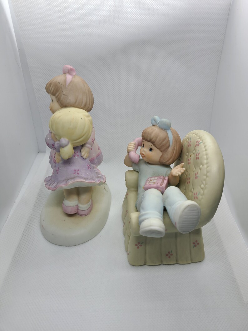 Vintage Enesco 1992 Sisters Best Friends Figurines. Etsy