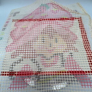 Zestaw do samodzielnego wykonania dywanu Craft Master Strawberry Shortcake Latch Hook z 1981 roku!