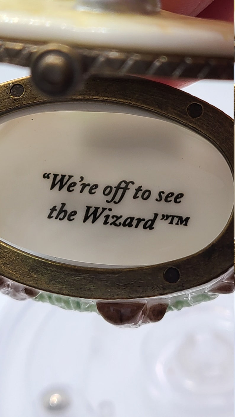 The Wizard of Oz Tin Man Porcelain Hinged Box With Heart Clock | Etsy