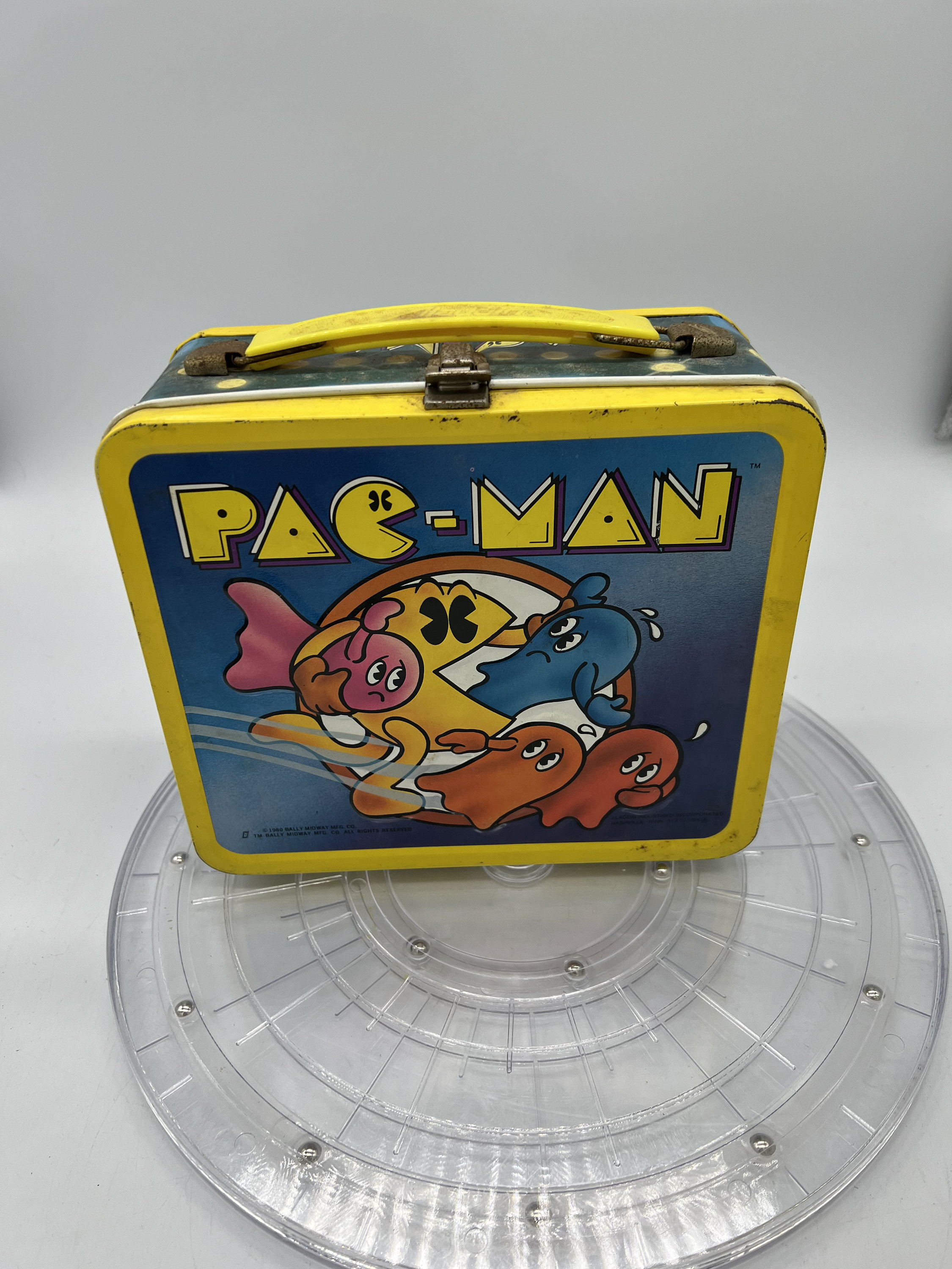 Vintage 1980 PAC-MAN Metal Old School Lunchbox With Thermos! - Etsy