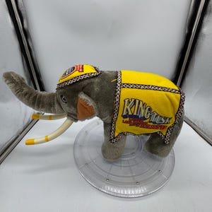 Vintage The Greatest Show on Earth. Ringling Brothers Barnum and Bailey Circus. Plush Elephant.