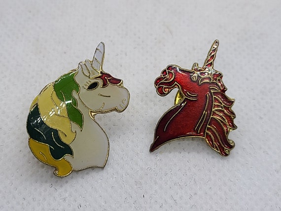 Vintage Collectable Enamel Unicorn Pins. Sold Sep… - image 4