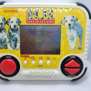Vintage Tiger Toys 1994 Gioco elettronico Disney &quot;La carica dei 101&quot;, Gioco d&#39;epoca, Giochi da collezione