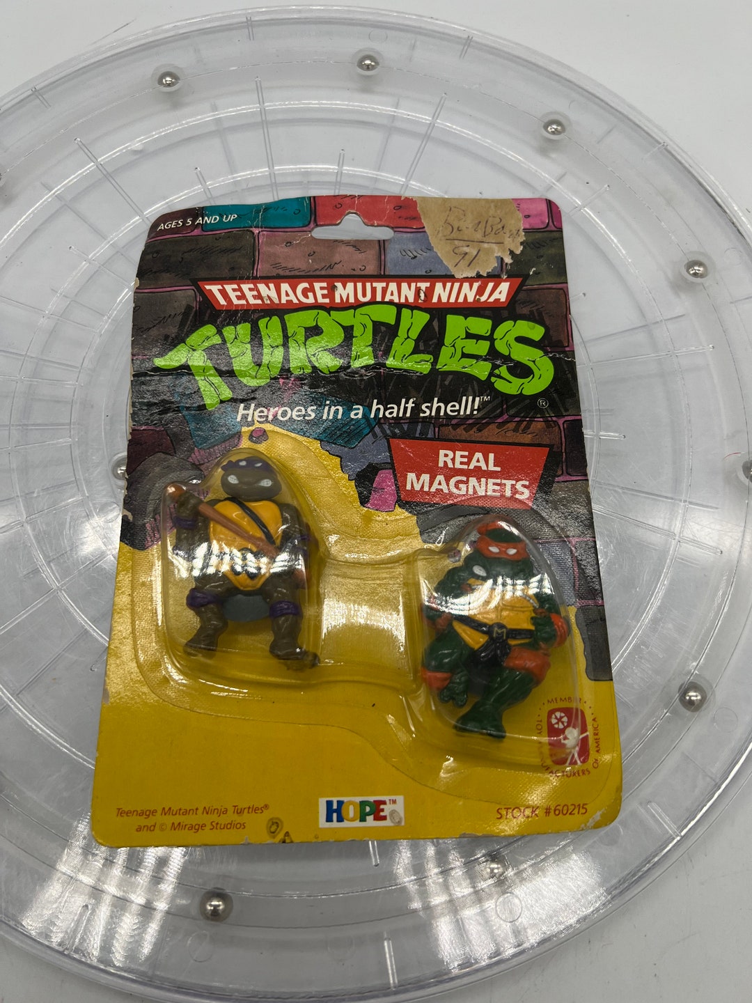 1980 Teenage Mutant Ninja Turtles Donatello and Michaelangelo