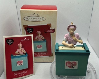 2002 Hallmark Keepsake "Job Switching" Christmas Ornament With Original Box.