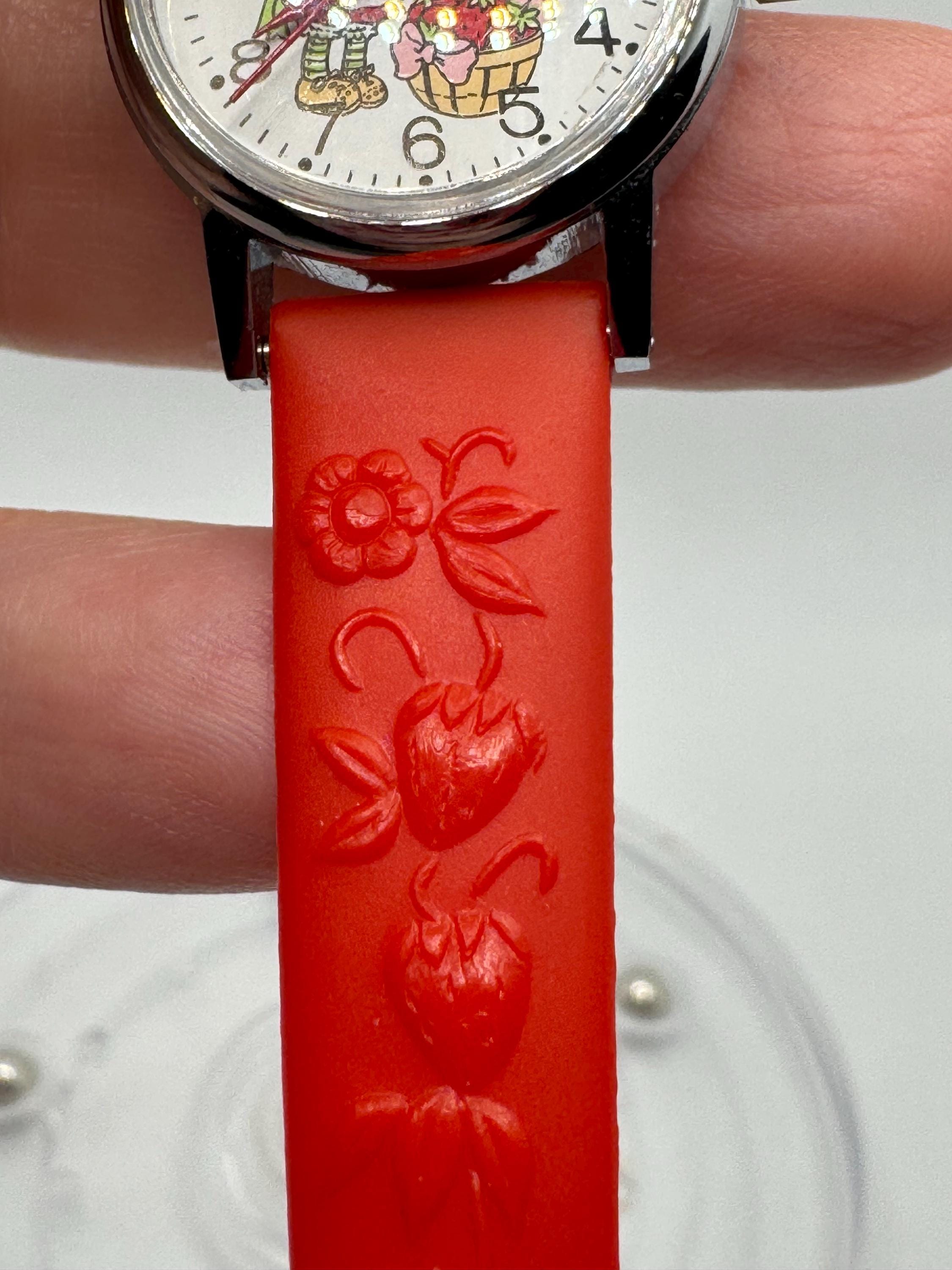 ?SURER RARE?Strawberry shortcake Watch Strawberry - ??? Vintage Strawberry Shortcake watch with  main image 2