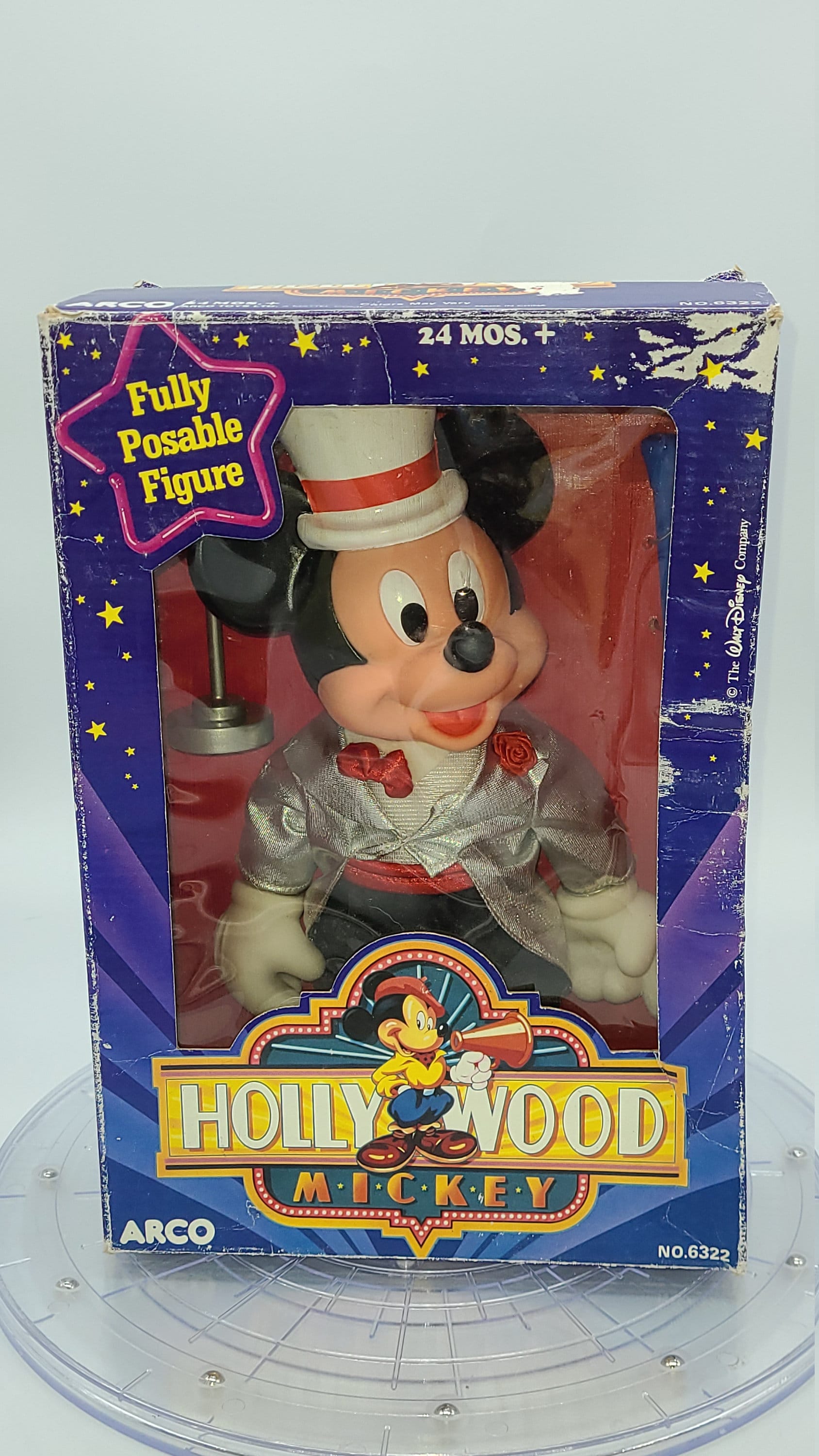 Vintage ARCO Poseable Mickey Mouse Movie Star Action Figure. - Etsy