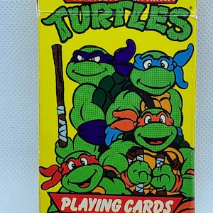 Vintage 1990 Teenage Mutant Ninja Turtles Deal me in...Dude Cards.