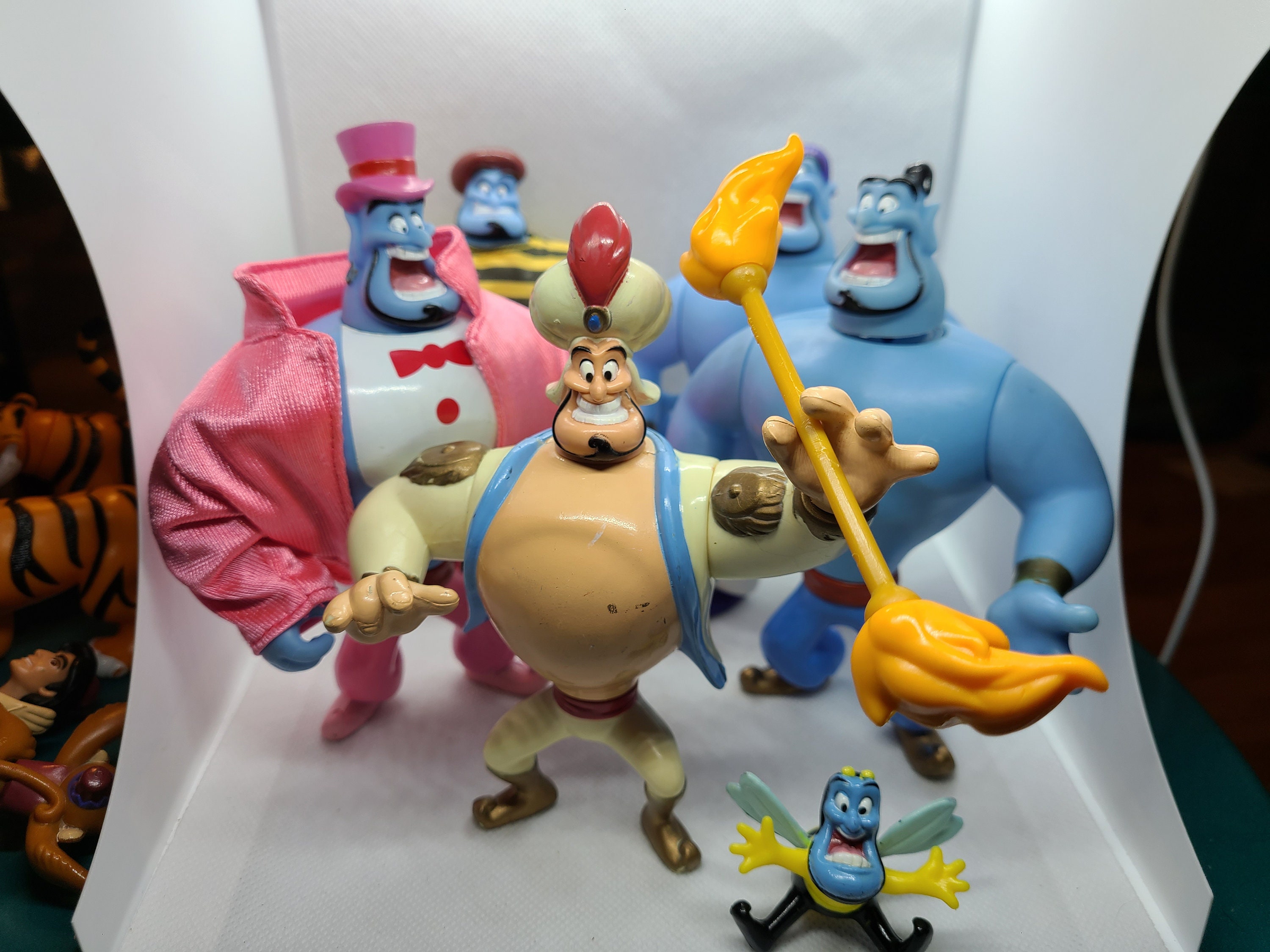 Vintage 1990s Disney's Aladdin Genie Playset Action Figures Vintage 1990s Disney's Aladdin Genie Playset Action Figures
