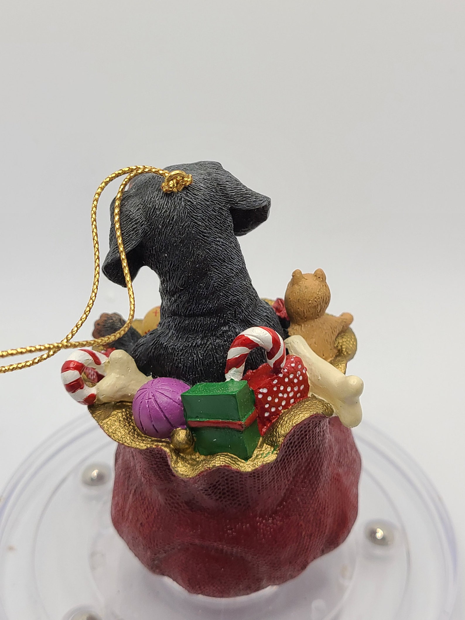 Vintage Danbury Mint Dachshund In Santa's Bag Of Toys Etsy