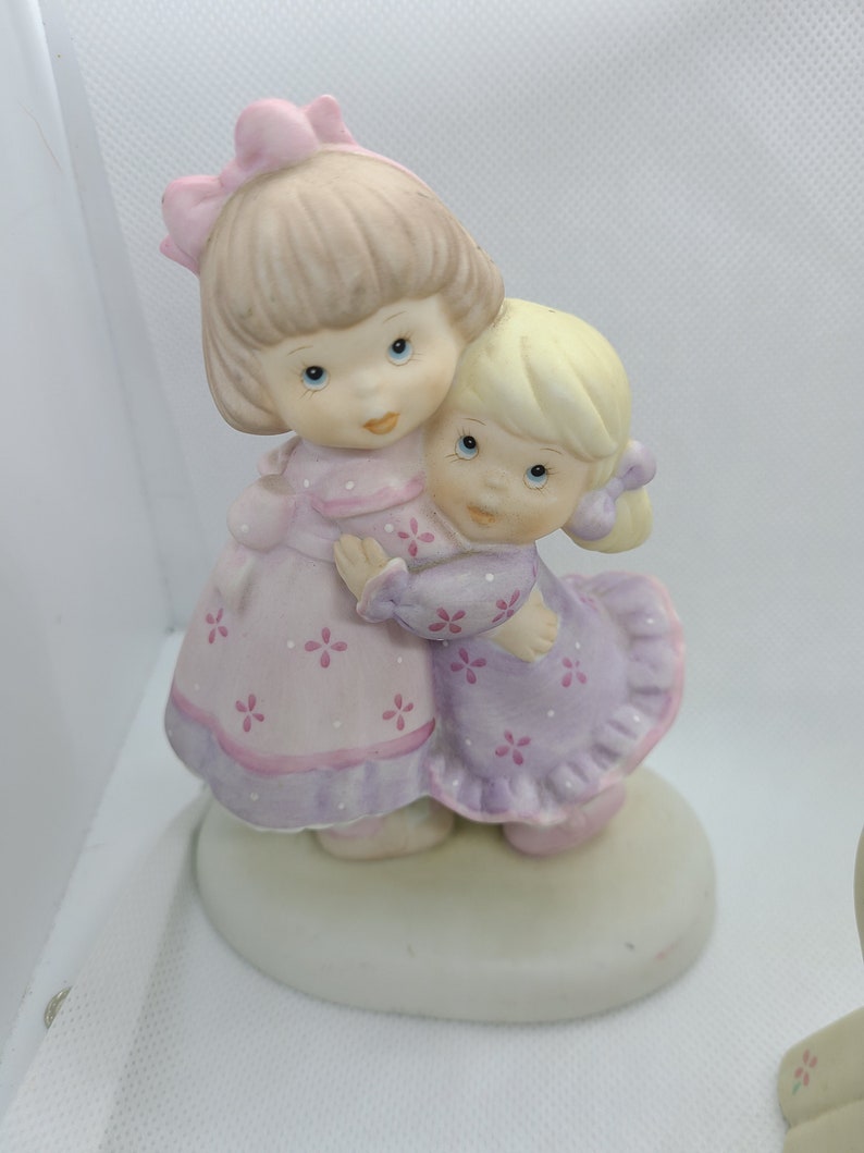 Vintage Enesco 1992 Sisters Best Friends Figurines. Etsy