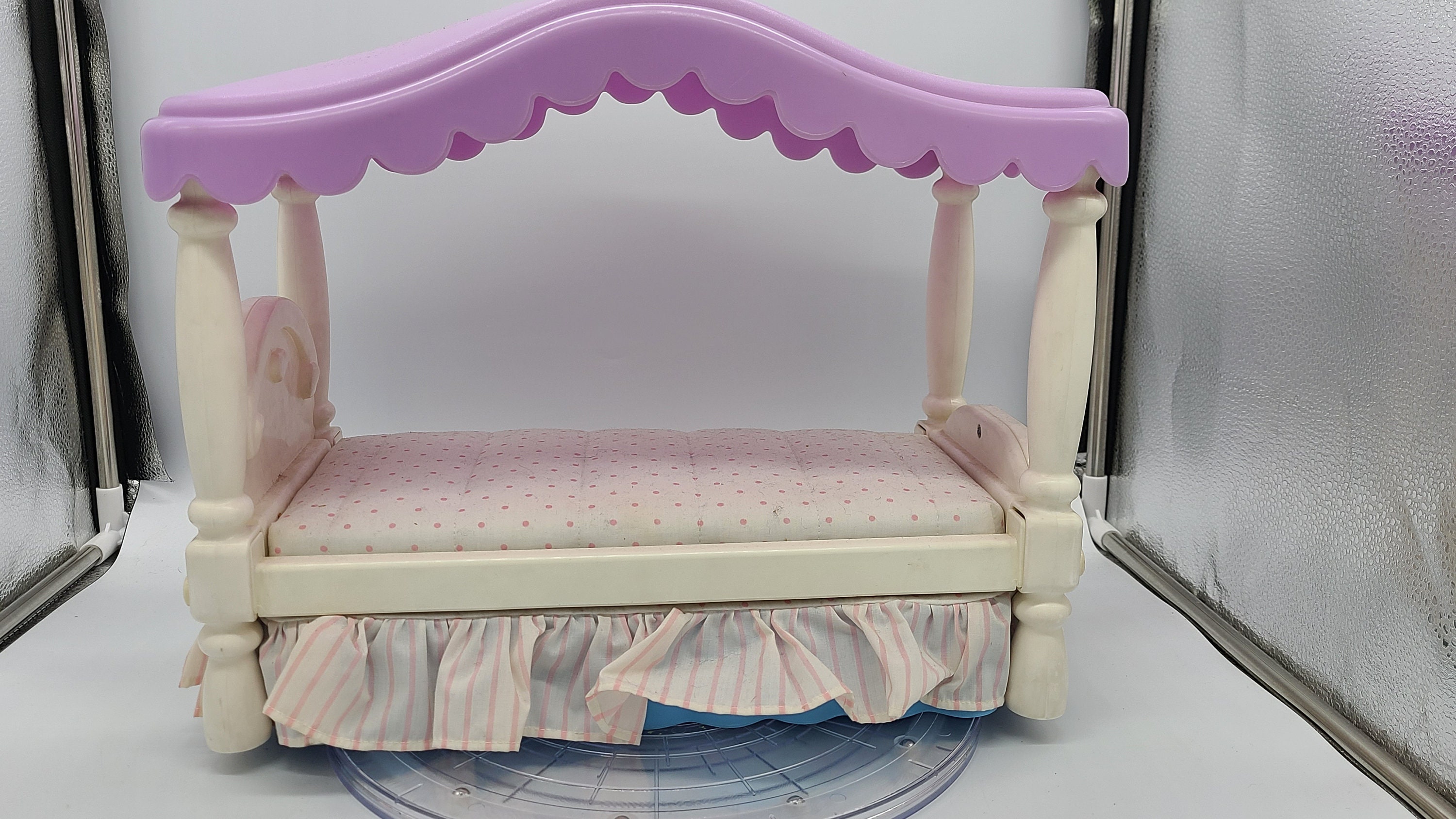 Vintage Little Tikes Barbie Size Bed for the Big Pink Barbie House. Etsy