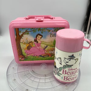1990’s Disney Beauty and the Beast Lunchbox and Thermos.