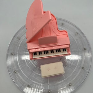 1990er Playskool Dollhouse Pink Flügel und Hocker. Nicht getestet! Kauf wie besehen!!