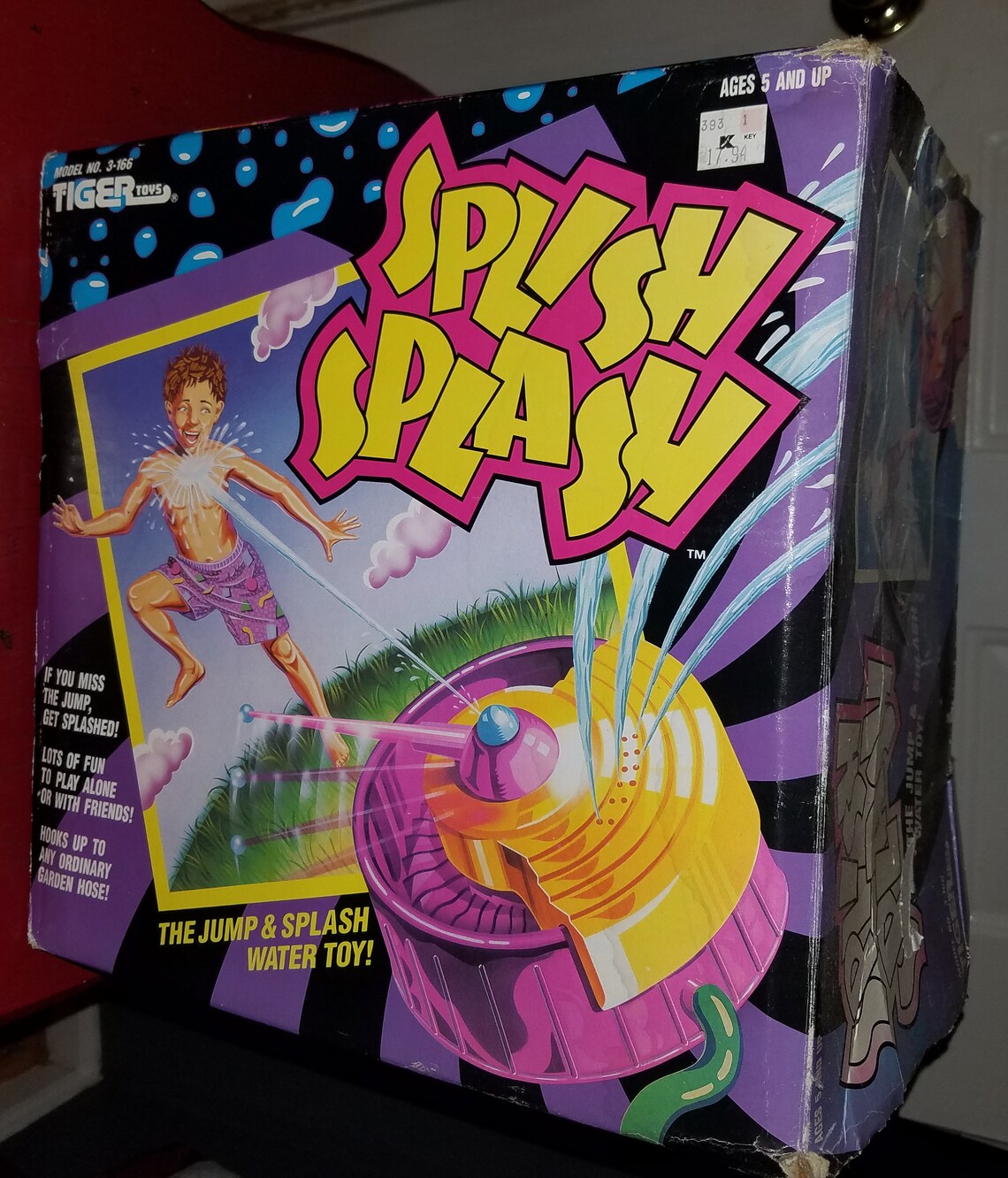 Vintage Splish Splash 1992 Tiger Toy. Vintage Outdoor Toys. Etsy