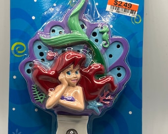 1990’s Disney’s The Little Mermaid Night Light Mint in Pack.