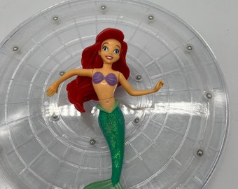 Figura de acción vintage de La Sirenita de Disney, de plástico duro, de 5 pulgadas.