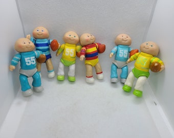 Vintage Cabbage Patch Kids Poseable-figuren, speelgoed uit de jaren 80, verzamelbare CPK-figuren.