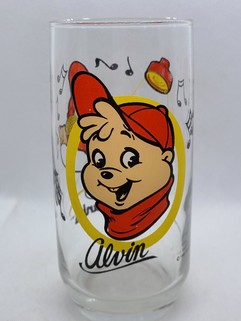 Vintage 1980s Alvin and the Chipmunks Glasses. Etsy