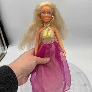 Vintage Long Hair Jem from Jem and the Holograms.  Vintage Jem doll.